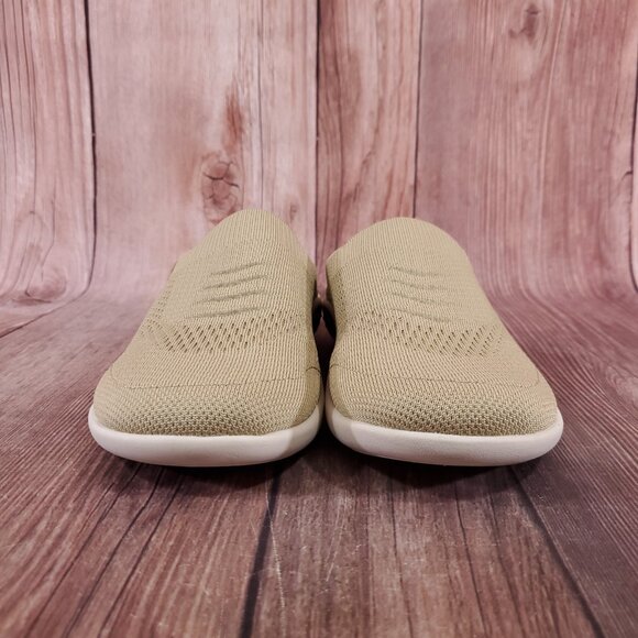 Revitalign Womens Size 7.5 B Stella Knit Slip On Slides Mules Shoes Sesame - Picture 5 of 15